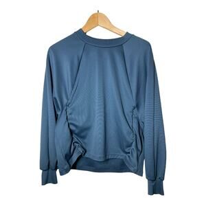 The North Face Zip Sides Blue Pullover Shirt Flash Dry Medium Womens